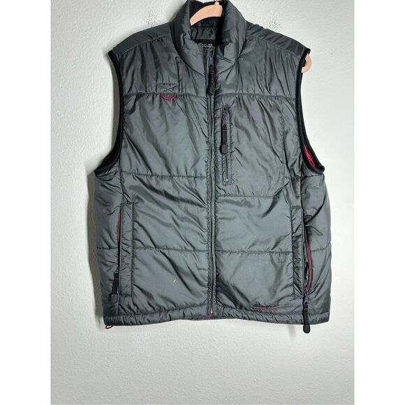 Eddie Bauer Mens Ebtek  Zip Pockets Vest Size S Outdoors Gray See Description - Picture 1 of 11
